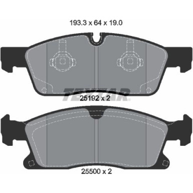 Bremsbelagsatz Db P. W166/X166 Gl/Ml 11 û Usa-Version | 2519201