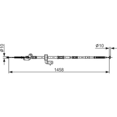 Handbremsseil | TOYOTA RAV4 00-05 | 1987482904