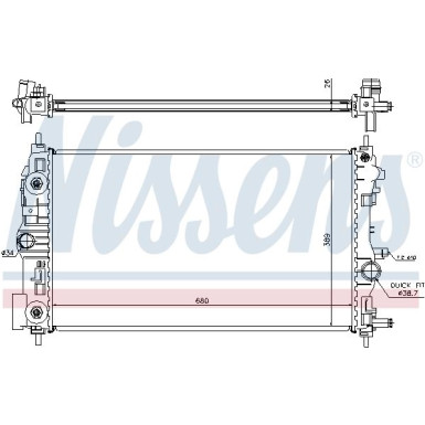 Wasserkühler PKW | CHEVROLET Cruze 09- 1.4 I TURBO | 630724