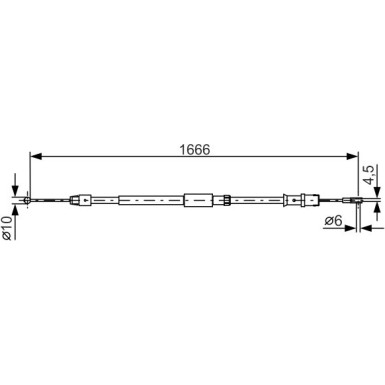 Handbremsseil | MERCEDES Sprinter,VW Crafter 06 | 1987482032