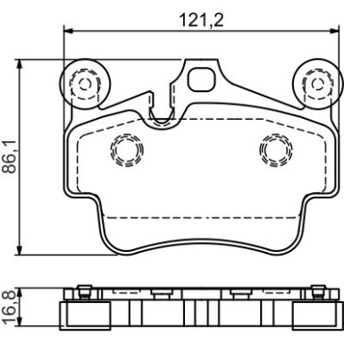 Bremsbelag | PORSCHE 911,Boxster 04 | 0 986 494 567