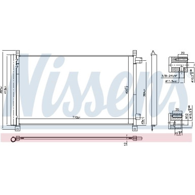 Kondensator PKW | Nissan X-Trail 14 | 940548