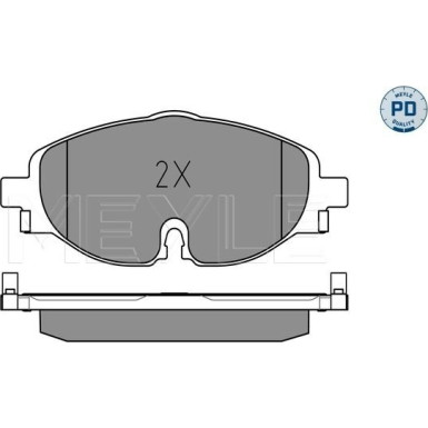 Bremsbelagsatz Vw P. Golf Vii/A3/Octavia/Leon 12 | 025 256 8320/PD