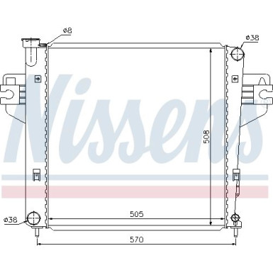 Wasserkühler PKW | JEEP LIBERTY 2.4-3.7 02 | 69212