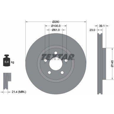 Bremsscheibe | 92108505