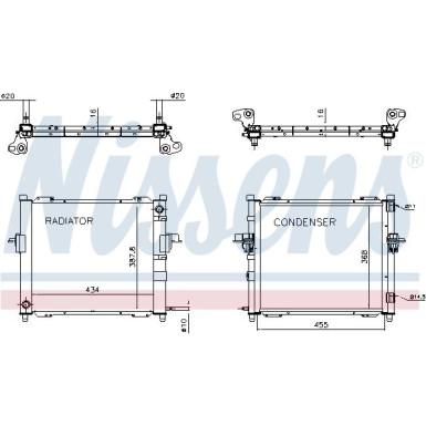 Wasserkühler PKW | Renault Twingo 93 | 637635