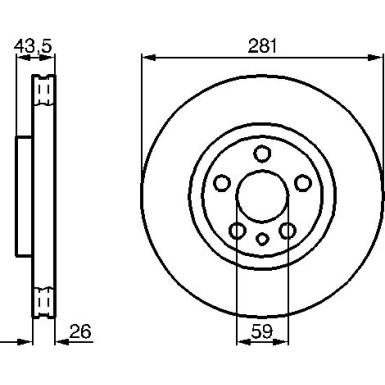 Bremsscheibe VA | CITROEN,PEUGEOT,FIAT,LANCIA | 0 986 478 812