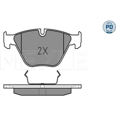 Bremsbelagsatz Bmw S. E90/E91 325-335 07 | 025 241 6120/PD