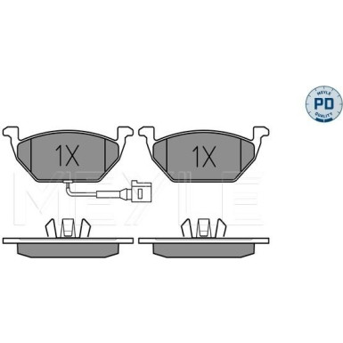 Bremsbelagsatz Vw P. Audi A3 96- Bora/Golf 4 98- Mit Sensor | 025 231 3119/PD