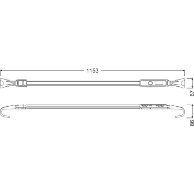 LEDinspect UNDERBONNET LIGHT | RECHARGEABLE, 1200/600lm | LEDIL415