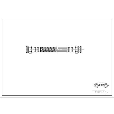 CORTECO Bremsschlauch | 19018157