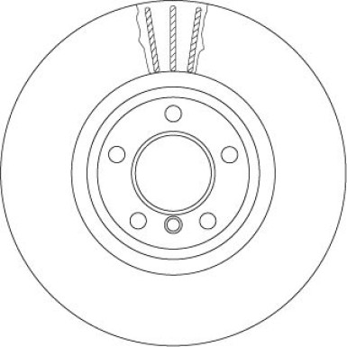 Bremsscheibe Bmw S. 5/6 F10/F11/F18 10 | DF6615S