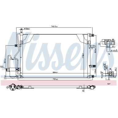 Kondensator PKW | VOLVO S60,S80,V70 II 98 | 94525