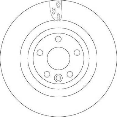 Bremsscheibe Jaguar T. F-Pace 2.0-3.0 D 15 | DF6706S