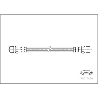 CORTECO Bremsschlauch | 19018920