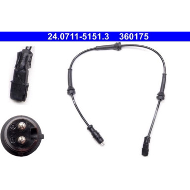 ATE ABS Sensor | 24.0711-5151.3