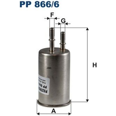 FILTRON Kraftstofffilter | PP866/6