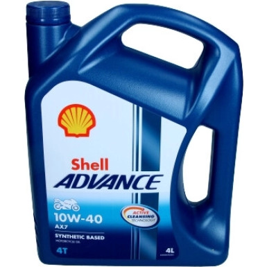 Shell Advance 4T AX7 10W-40 4L | 550053816