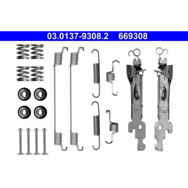 Zubehörsatz, Bremsbacken | 03.0137-9308.2