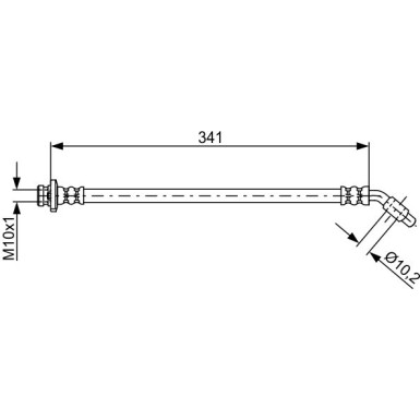 Bremsschlauch | NISSAN | 1987481826