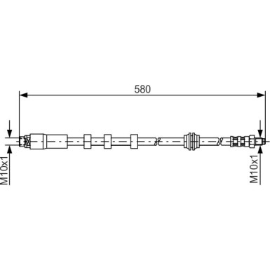 Bremsschlauch VA | BMW E60,E63 03 | 1987476093