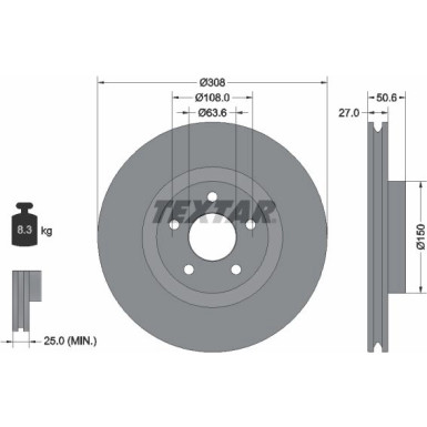 Bremsscheibe | 92306703