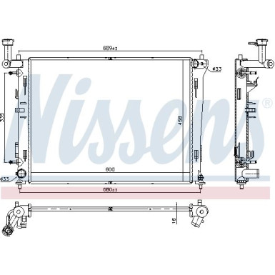 Wasserkühler PKW | KIA CEED GAS AUT 07 | 66676