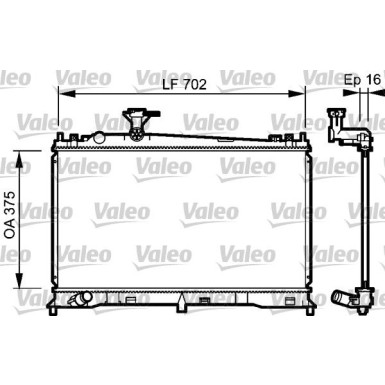 VALEO Motorkühler | 735053