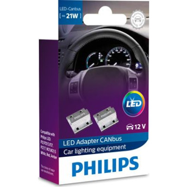 LED 12V 21W CANbus Adapter 2 St. Philips | 18957X2