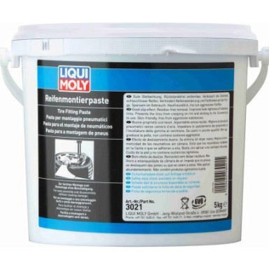 Liqui Moly Reifenmontierpaste weiß 5 kg | 3021 | 5kg Eimer Kunststoff