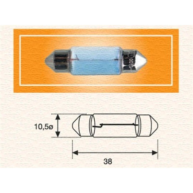 Rohr Glählampe C5W 24V/5W 10,5X38Mm 10Stk | 009423100000