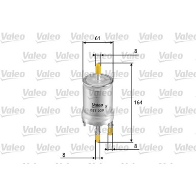 VALEO Kraftstofffilter | 587030