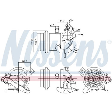 Kühler,Abgasrückführung | AUDI A1,SKODA,SEAT,VW 10 | 989424