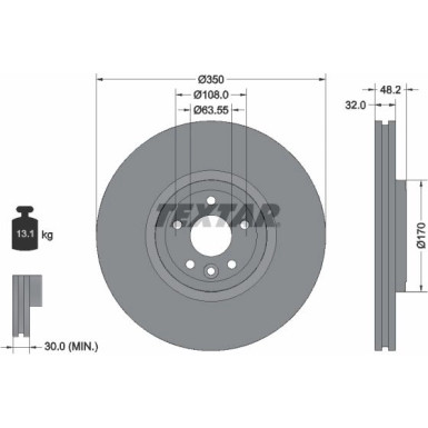 Bremsscheibe | 92308205