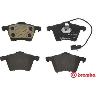 BREMBO Bremsklötze VA | FORD Galaxy SEAT Alhambra VW 96-10 | P 85 062