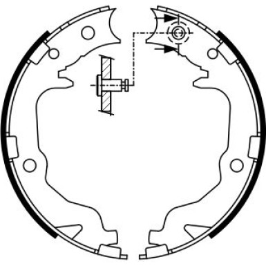 Bremsbacken | MITSUBISHI,CITROEN,PEUGEOT | 0 986 487 766