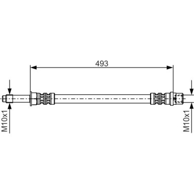 Bremsschlauch | MERCEDES | 1987476294