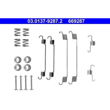 Zubehörsatz, Bremsbacken | 03.0137-9287.2