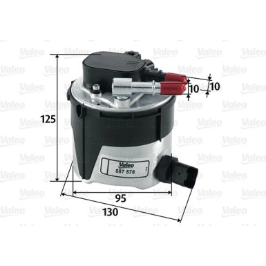 VALEO Kraftstofffilter | 587578