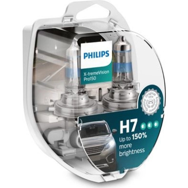 H7 12V 55W PX26d X-tremeVision Pro150 2 St. Philips | 2-STK Doppelpackung | 12972XVPS2