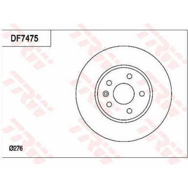 Bremsscheibe Opel P. Astra 09 | DF7475