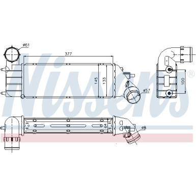 Ladeluftkühler PKW | CITROEN C8 02 | 96766