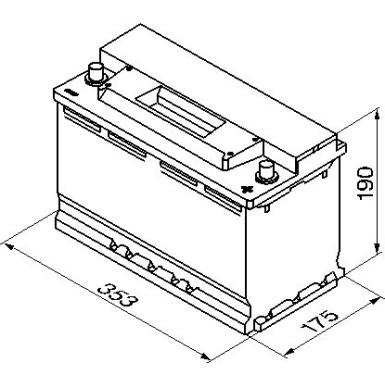 S3 013 BOSCH | PKW-Batterie | 12V 90Ah 720A | 0 092 S30 130