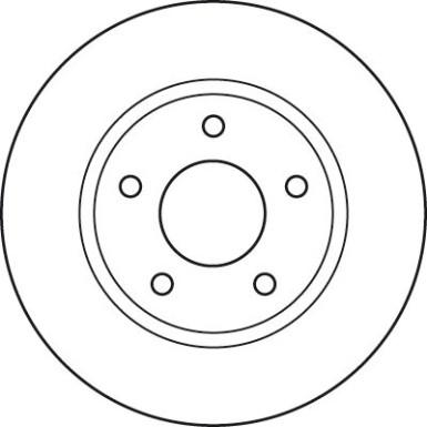 Bremsscheibe Mitsubishi P. Lancer 08 | DF4933