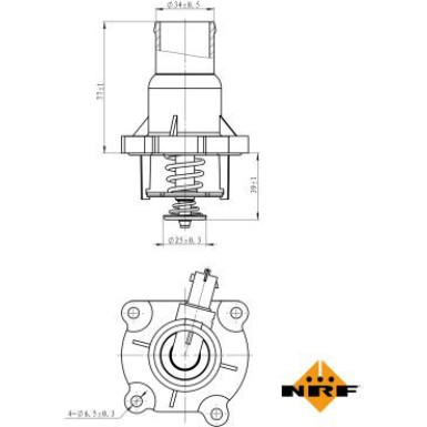 Thermostat, Kühlmittel | 725030