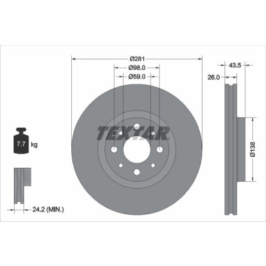 Bremsscheibe | 92344703