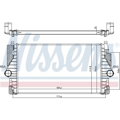 Ladeluftkühler PKW | VW TRANSPORTER 2.5 TDI 98 | 96755