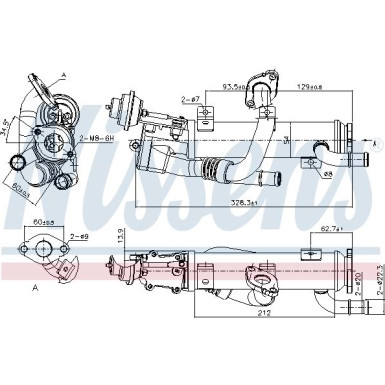 Kühler,Abgasrückführung | AUDI A4 04 | 989329