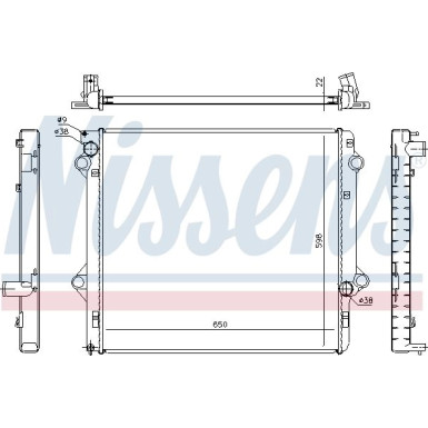 Wasserkühler PKW | TOYOTA Land Cruiser 3.0D4D 02 | 646803