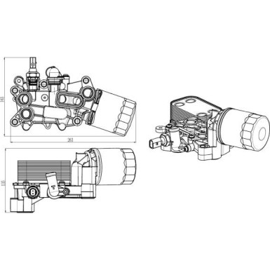 Ölkühler, Motor“L | 31845